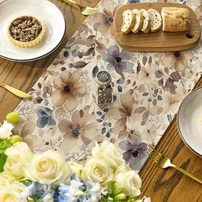 Artoid Mode Poppy Floral 210 GSM Spring Table Runner, Seasonal Summer Fall - Image 4