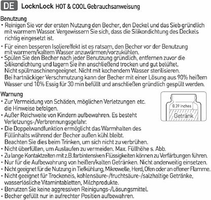 LocknLock Metro Mug, Premium 18/8 Stainless Steel Metal, Double Wall Insulated - Image 7