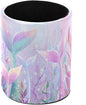 Leather Pen Holder for Desk, Mermaid Tail Pencil Cup Pen Organizer Makeup Brush by Unknown