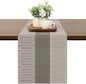 Table Runner 71 Inches Long, Vinyl Woven Farmhouse Table Runners | Washable by Chitomars