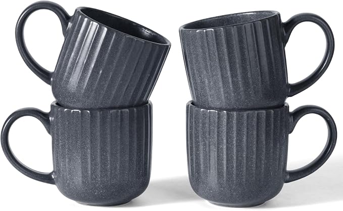 famiware Coffee Mugs Set of 4, Starlight 11 oz Mug Cup Set by Famiware