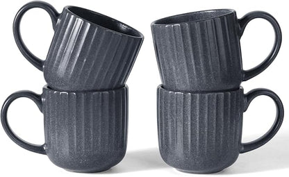 famiware Coffee Mugs Set of 4, Starlight 11 oz Mug Cup Set by Famiware