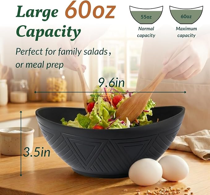 9.6 inch Serving Bowls, Large Serving Dishes - Image 2