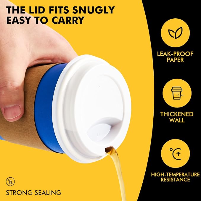 RACETOP 16 oz Paper Coffee Cups - Image 4