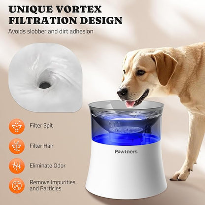 Pawtners 1 Gal/3.5L Dog Water Fountain, Elevated Dog Water Bowl Dispenser | - Image 4