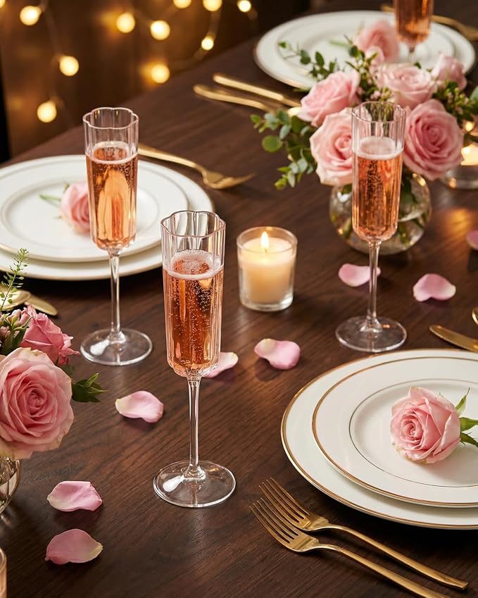 Ciaell 24 Pack Plastic Champagne Flutes - Image 5