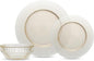 Fortessa Archie Glass, 12 Piece Dinnerware Set (Service for 4), Ginger