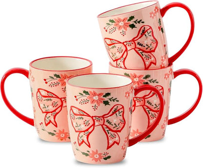 HASENSE Coffee Mugs Set of 4, 16oz Ceramic Cups by Hasense