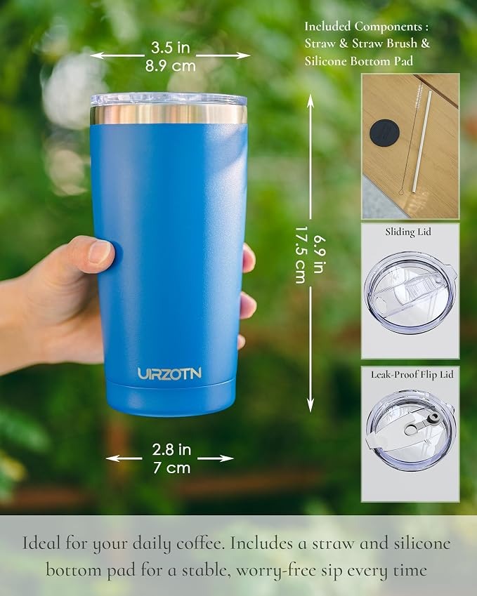 20oz Travel Coffee Tumbler - Image 2