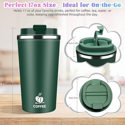 17oz Insulated Travel Coffee Mug - Image 2