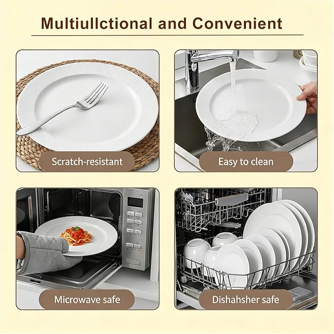 16 Piece Bone China Dinnerware Sets - Image 5