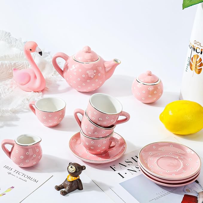 CHENP.HMC Tea Party Set for Little Girls, Girls Birthday Gift | 13 Piece Sets - Image 3