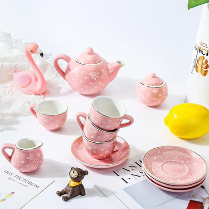 CHENP.HMC Tea Party Set for Little Girls, Girls Birthday Gift | 13 Piece Sets - Image 3
