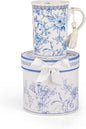 STP GOODS Porcelain Tea/Coffee Cup in Gift Box Fine Porcelain Coffee Cup Tea by STP-Goods