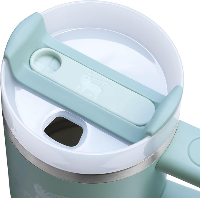 STANLEY Quencher H2.0 Flow State Tumbler, 14 oz, Seafoam | Handle and Straw | - Image 2