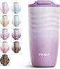 TOURIT 16 oz Insulated Travel Coffee Mug Stainless Steel Tumbler, Lilac | by TOURIT