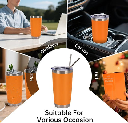 IEOVIEE 32 Pack 20oz Stainless Steel Insulated Bulk Tumblers - Image 8