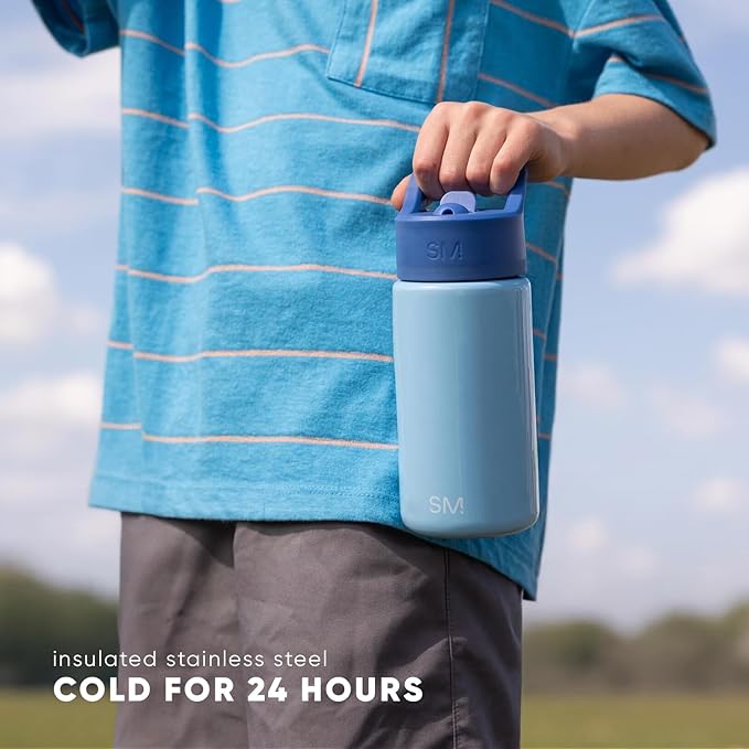Simple Modern Halloween Kids Water Bottle | 14oz | Monster | Insulated - Image 7