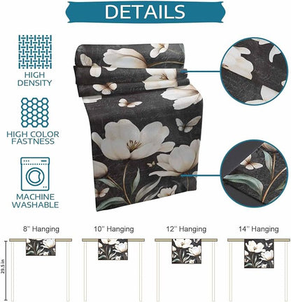 Farmhouse Floral Table Runners 72 Inches Long, Cotton Linen Fabric Table Runner - Image 7