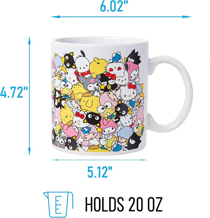 Silver Buffalo Sanrio Hello Kitty and Friends Featuring Badtz-Maru, My Melody - Image 2