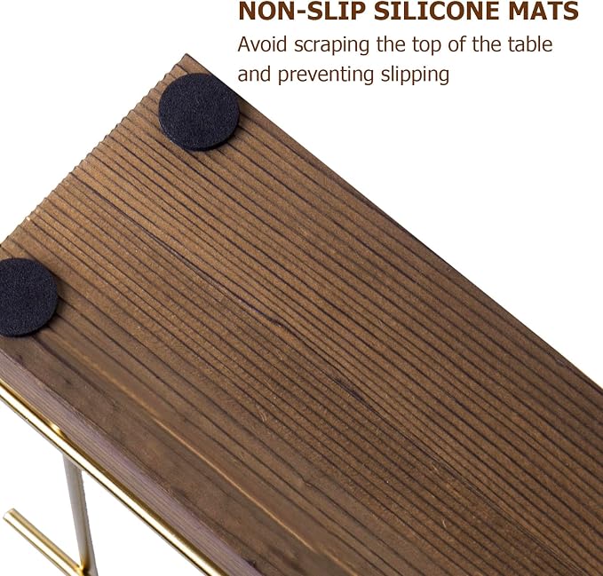 MyGift Brass Tone Wire Metal Napkin Holder - Image 4