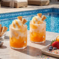 SiliFine 2 Pcs Ice Cream Icon Juice Glasses - 14oz Summer Ice Cream Stemless by SiliFine