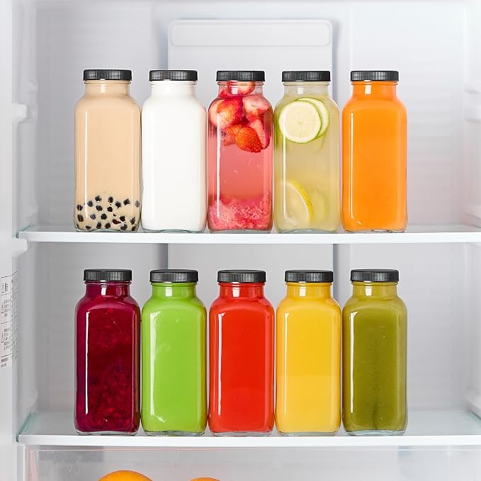 Kucoele 16oz Glass Juice Bottles - Image 5