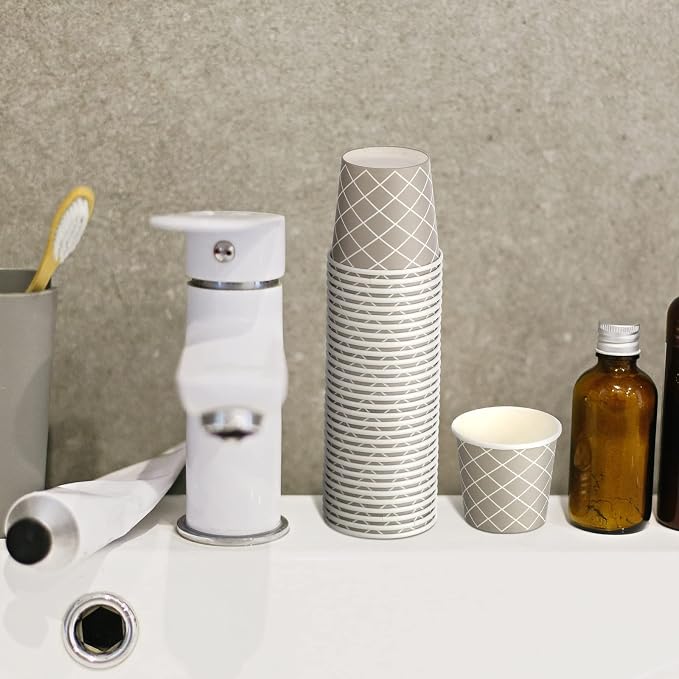 Rtteri 100 Pcs Count 3 oz Disposable Coffee Cups Disposable Espresso Cups Small - Image 4