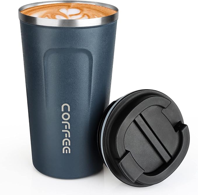 MOMSIV 17oz Travel Coffee Mug, Insulated Coffee Cup by MOMSIV