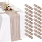 18 Pack Cheesecloth Table Runner 10FT Rosy Brown Table Runner Boho Gauze Cheese by Showgeous