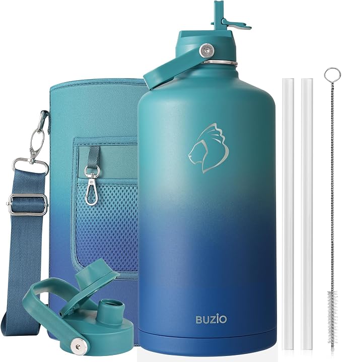 BUZIO 1 Gallon Water Bottle Insulated by BUZIO