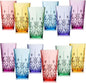 Bravario Royal Plastic Drinking Tumbler, Dishwasher-Safe BPA-Free Durable Mixed by Bravario