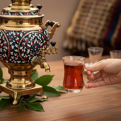 Set of 6 Turkish Tea Glasses - Image 6