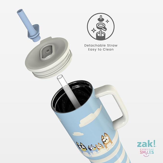 Zak Designs Bluey 30oz Spill-Proof Insulated Stainless Steel Travel Tumbler | - Image 5