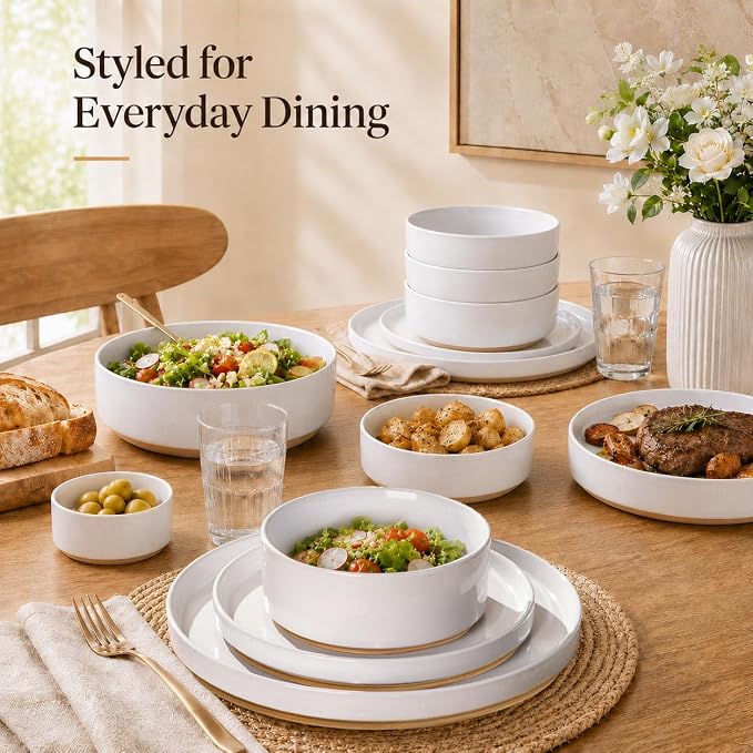 AmorArc Stoneware Dinnerware Sets - Image 4