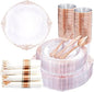 Nervure 350Pcs Rose Gold Plates, Disposable Dinnerware Set by Nervure