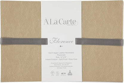 Placemats Set of 4 12" x 18" Heat-Resistant Table Mats for Dining Table Set for 4 Kitchen & Dining Room Decor Farmhouse, Boho, & Modern Style Easy to Clean, Durable & Stylish Table Decor