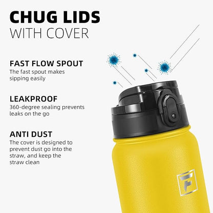 Fanhaw 32 oz Insulated Stainless Steel Water Bottle - Image 4