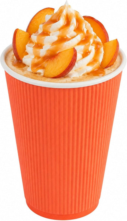 Restaurantware 16 Ounce Ripple Wall Disposable Coffee Cups, 500 Insulated by Restaurantware