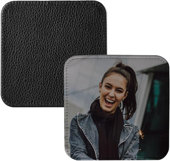10 Pcs Leather Sublimation Coasters Blanks Bulk - Image 6