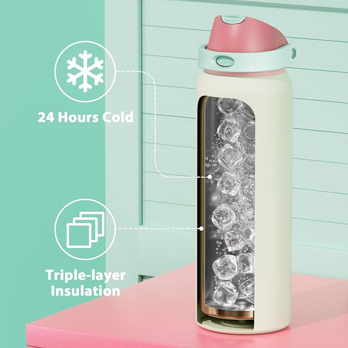 40 oz Insulated Water Bottle - Image 4