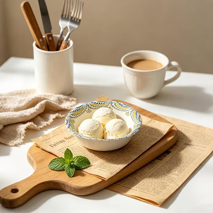Paper Bowls Disposable Soup Bowl, Heavy Duty Printed Disposable Bowls Bulk - Image 6