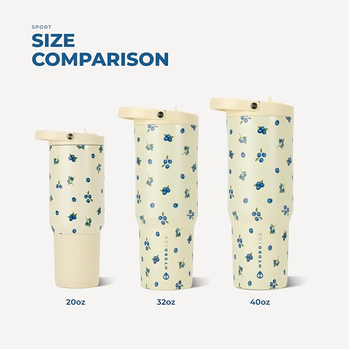 HydroJug Sport 20 oz Insulated Stainless Steel Water Bottle, Freshly Pick'd - Image 5