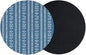 Blue Striped Coasters Set of 2, Absorbent Coasters by Unknown