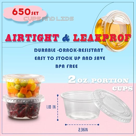 Jello Shot Cups, Small Plastic Containers - Image 2