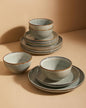 Stoneware Dinnerware Sets Service by Pokini