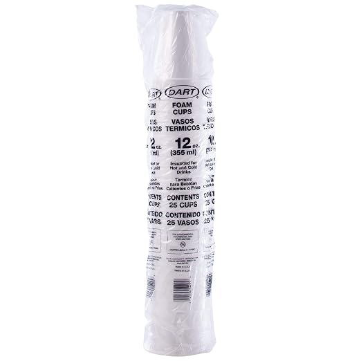 Dart 12 oz Insulated Foam Hot/Cold Cup - Image 10
