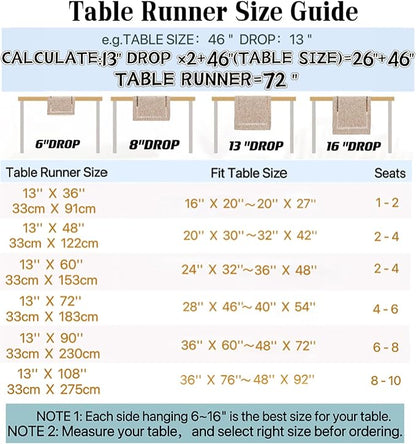 Rustic Burlap Table Runner, Coffee Table Runners 90 inches Long | Double Layer - Image 6