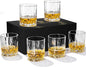 Whiskey Glasses Set of 6, 11 oz Old Fashioned Rocks Glasses | Dishwasher-safe by Itmakesourlifehappies