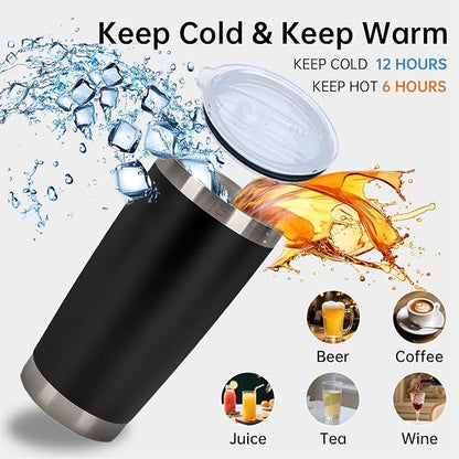 IEOVIEE 32 Pack 20oz Stainless Steel Insulated Bulk Tumblers - Image 6